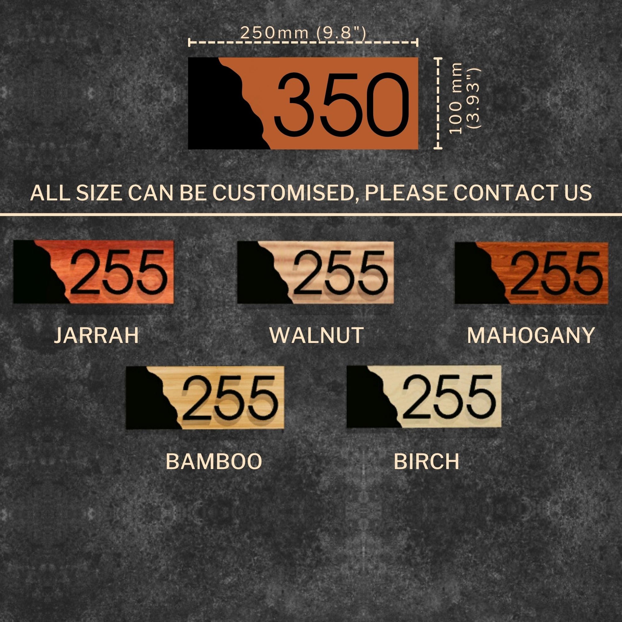 Personalised Three Layers Wooden & Acrylic Door Sign, Room Number Plaque, Laser Cut Custom Wall Room Plate, Business Logo, Company Signage for Office, Apartment, Hotel, House Warming, Grand Opening's Gift