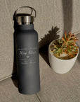 Personalised Engraved Stainless Steel Insulated Water Bottle, Laser Cut Custom Logo, Travel Thermal Drink, Corporate Birthday Teacher Gift