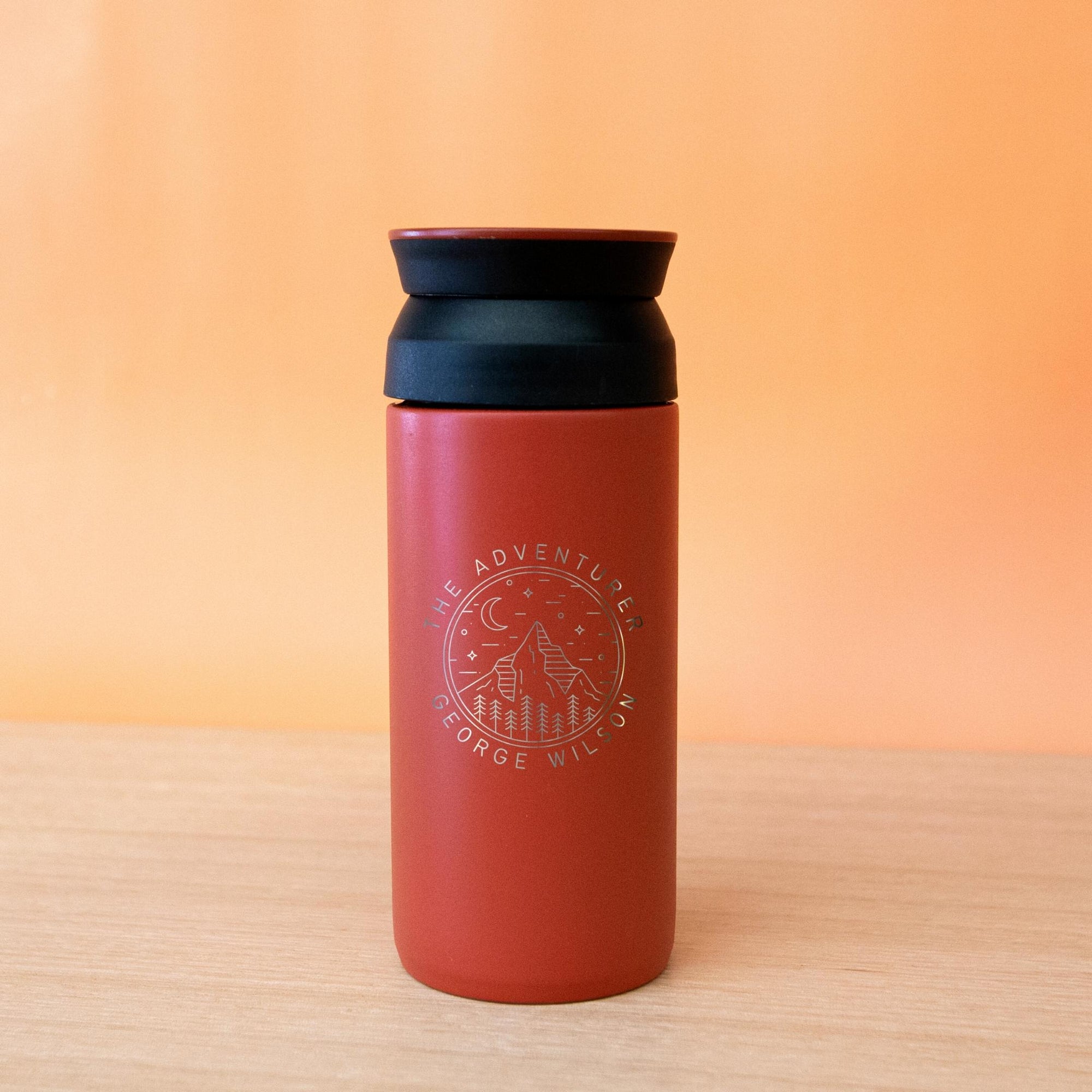 Personalised Engraved Stainless Steel Coffee Cup Tumbler 350ml, Custom Insulated Wine Sipper Matte Finish Travel Thermal Mug, Insulation Portable Vacuum Flasks & Thermoses