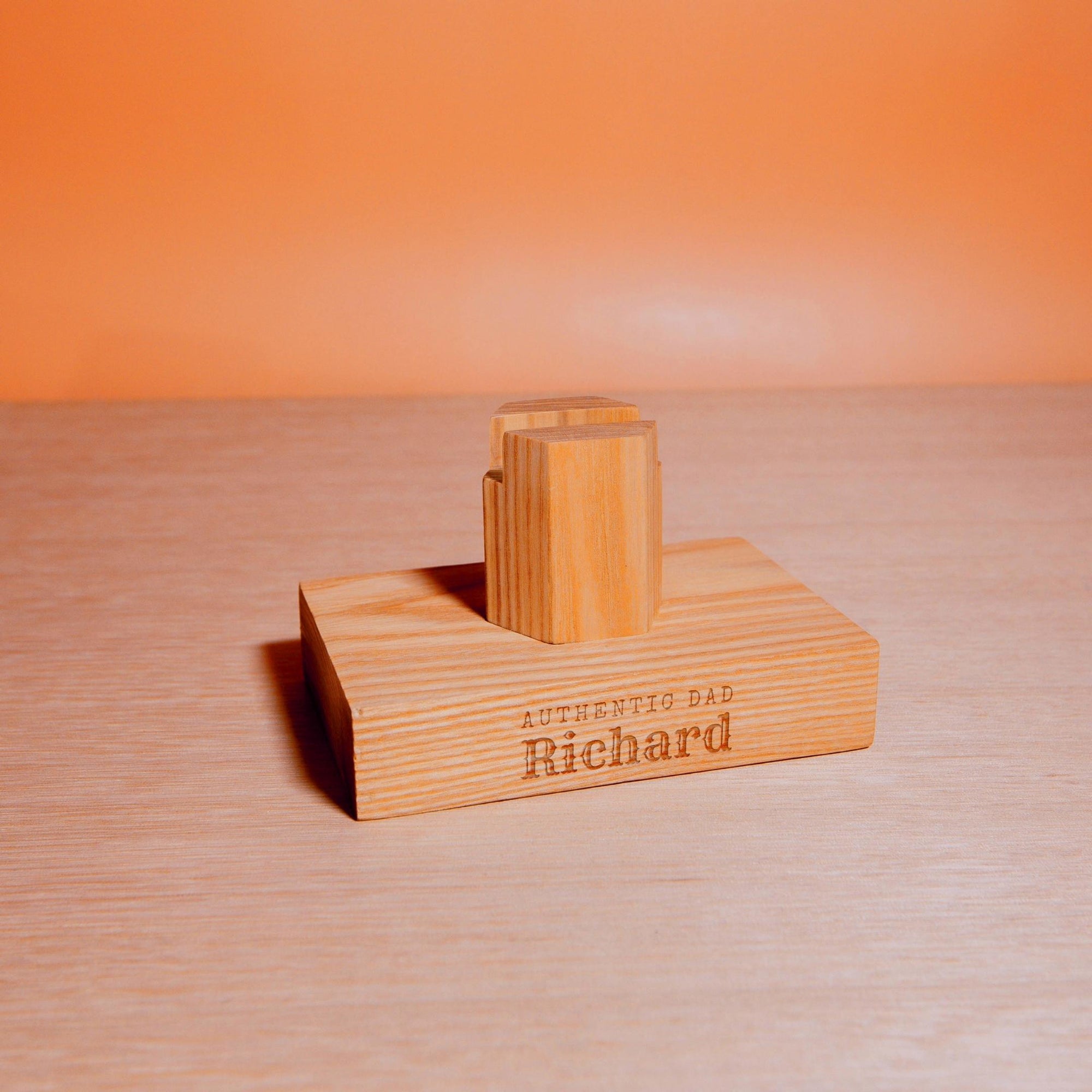 Personalised Wooden Glasses Display Stand, Custom Engraved Eye Glass Holder, Spectacles Sunglasses Organiser, Corporate Xmas Father Mom Gift