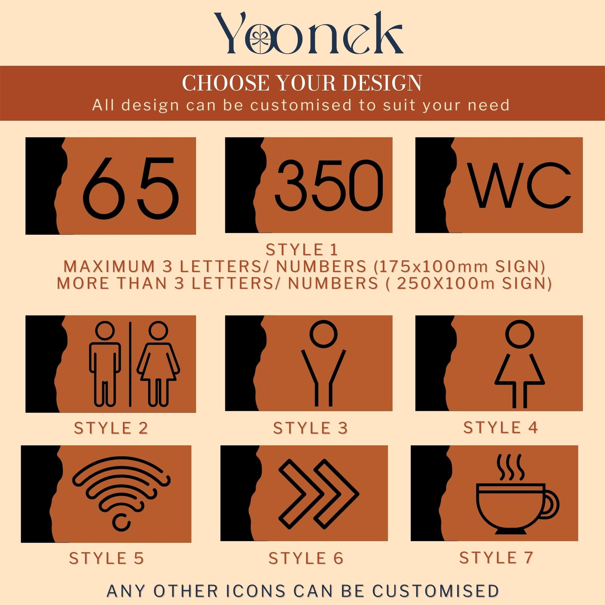 Personalised Three Layers Wooden & Acrylic Door Sign, Room Number Plaque, Laser Cut Custom Wall Room Plate, Business Logo, Company Signage for Office, Apartment, Hotel, House Warming, Grand Opening's Gift