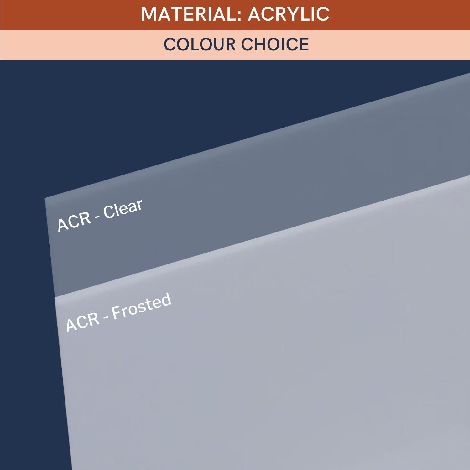 Clear/ Frosted Guest Book Alternative - Acrylic Family Name Wedding Sign