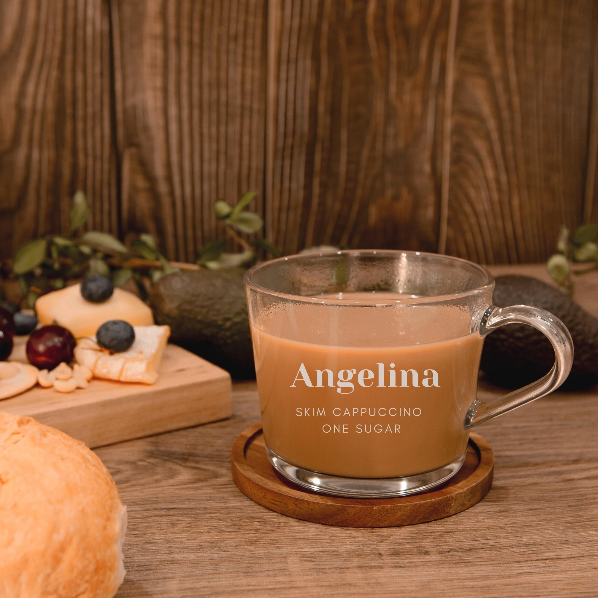 Personalised Glass Coffee Mug/ Tea Cup, Custom Logo Laser Engraved Corporate, Birthday/ Teacher/Office/ Mother's Day/ Father's Day Gift