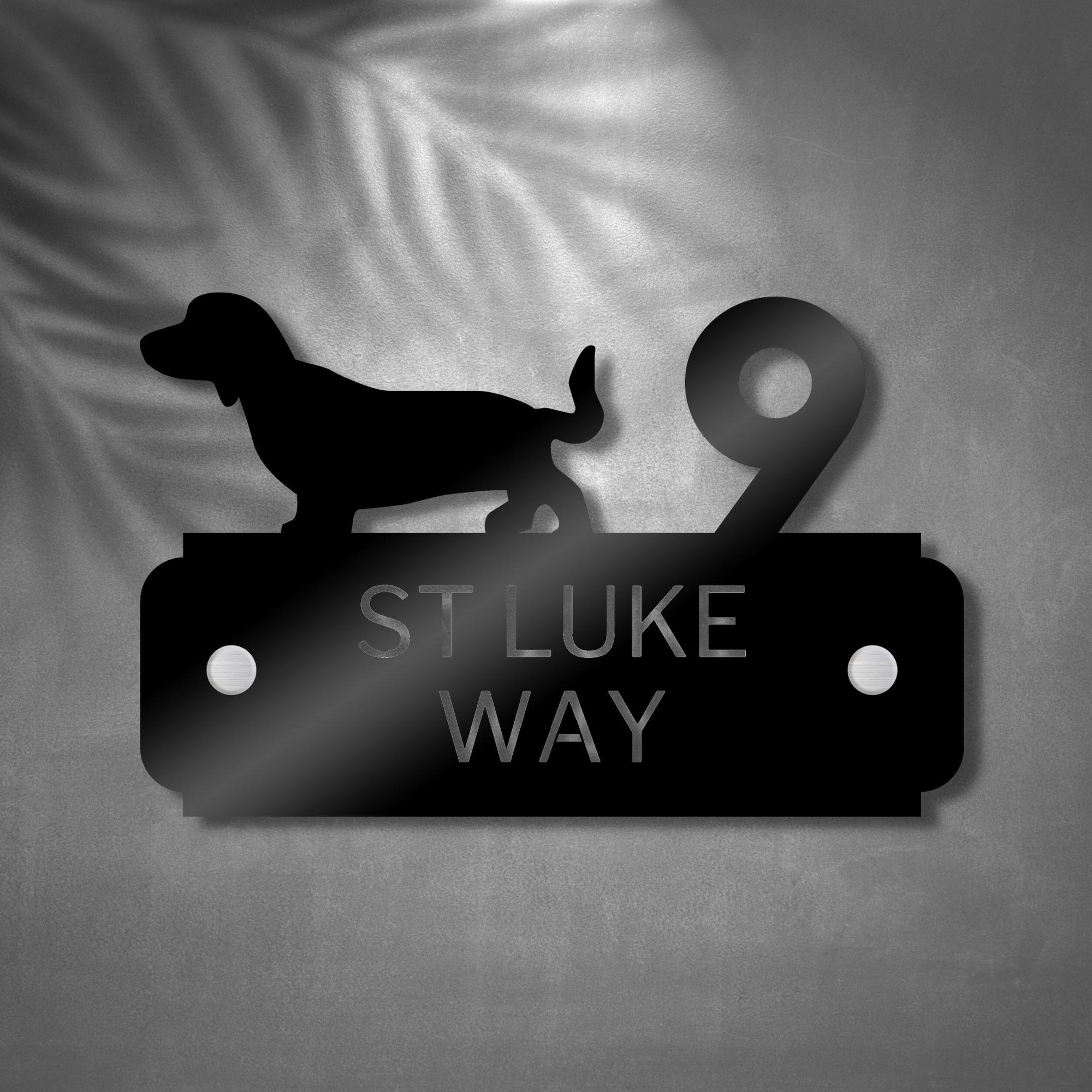 Custom Made Floating Modern Acrylic Pet House Number, Palm Coastal Street Name Home Address, Mailbox/ Letterbox/ Room/ Door Sign, Dog/ Cat Plaque, Personalised Wall Plate, Business Logo Signage for Office, Company, Apartment, Hotel/ House Warming's Gift