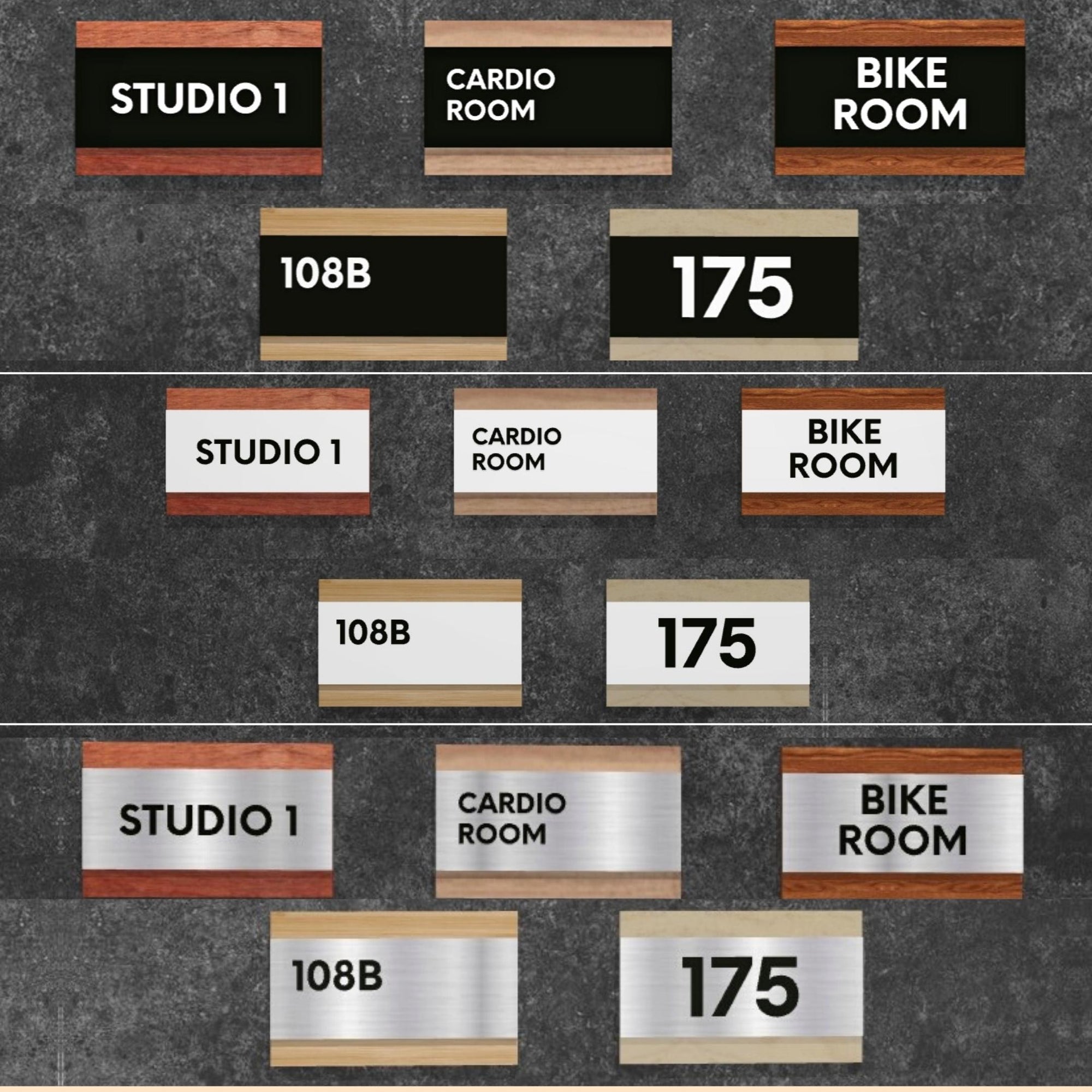 Custom Engraving Double Layers Wooden & Acrylic Room Name Sign, Door Number Plaque, Personalised Wall Room Plate, Business Logo Company Signage for Office, Apartment, Hotel, / House Warming, Grand Opening's Gift