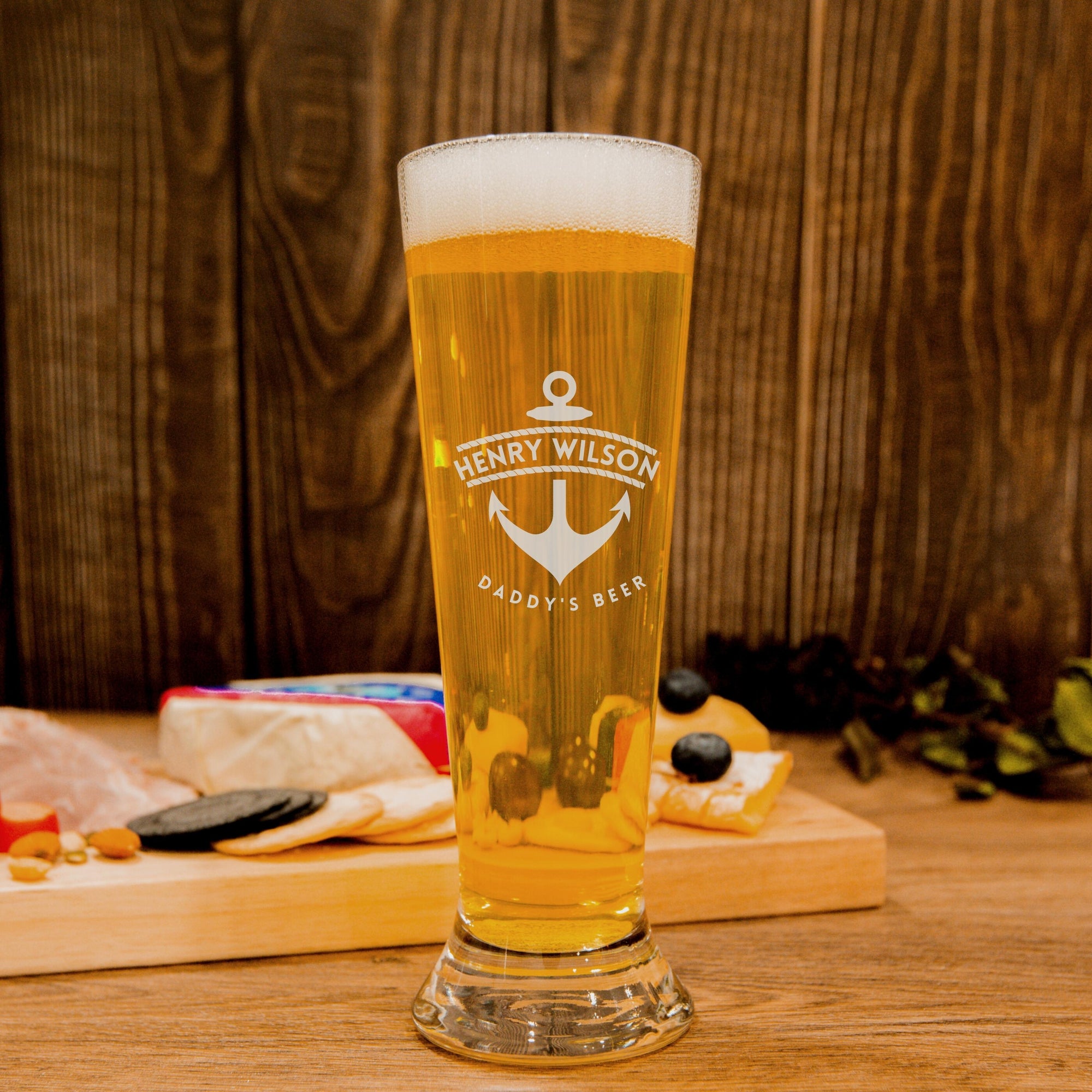 Set of 4 Engraved Beer - Portugal Glasses