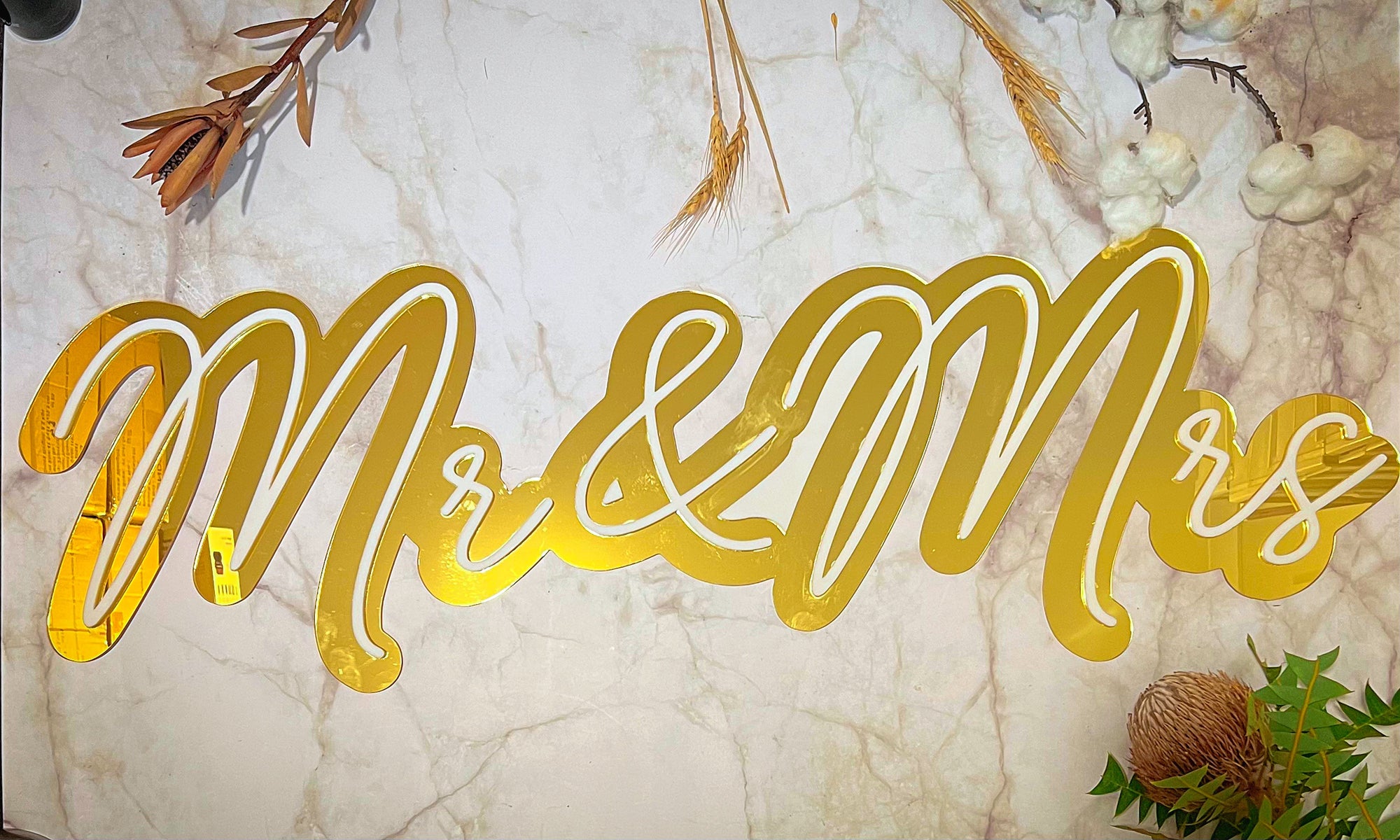 Custom Acrylic 3D Double Layered Name Sign, Personalised Rose/ Gold Mirror Names, Ceremony/ Event/ Bridal Shower/ Wedding/ Engagement/ Birthday Signage