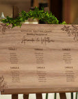 Custom Wooden Wedding Seating Chart Sign, Personalised Guest Plan/ Find Table Take a Seat, Rustic Vintage Country Barn Reception Event Decor