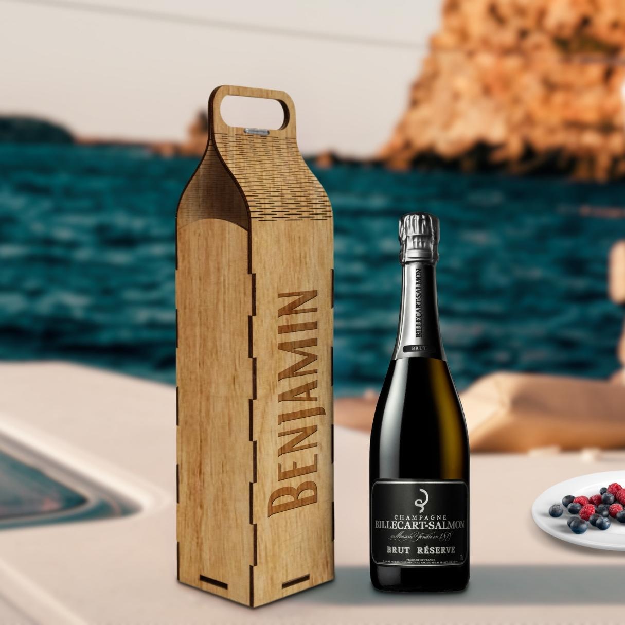 Custom Made Laser Cut & Engraved Wooden Wine Box, Personalised Plywood/ MDF Name/ Logo Wedding, Birthday, Corporate Carry Wine Bottle Gift Boxes