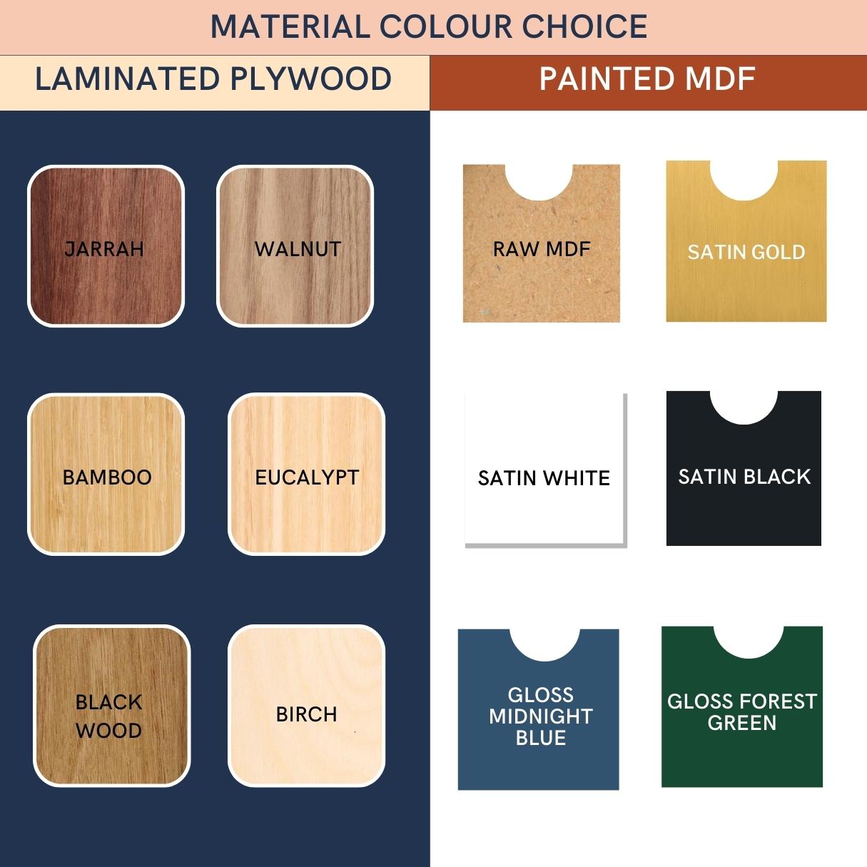 Custom Double Sided Engraving Wooden Keepsake Hinged Gift Box - Square