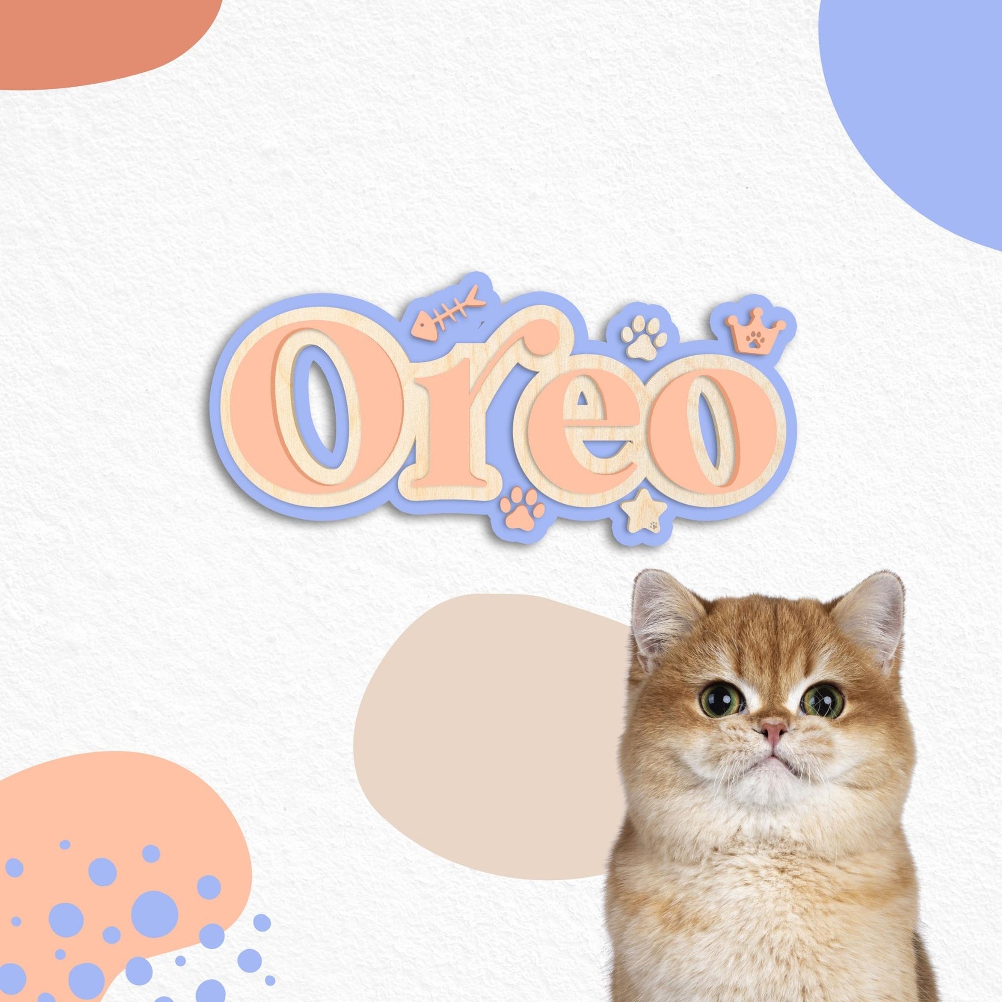 Custom Acrylic 3D Triple Layer Paw & Bones Pet Script Name Sign, Personalised Mirror Dog Nursery Wall Decor, Birthday Party, Event Signage