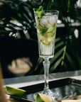 Personalised Engraved 210ml Italian Crystal Timeless Champagne Flute