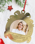 Personalised 3D Wood Acrylic In Loving Memory Photo Ornament Custom Engraved Name Christmas Tree Tag Heaven Forever In Our Heart Bauble Gift