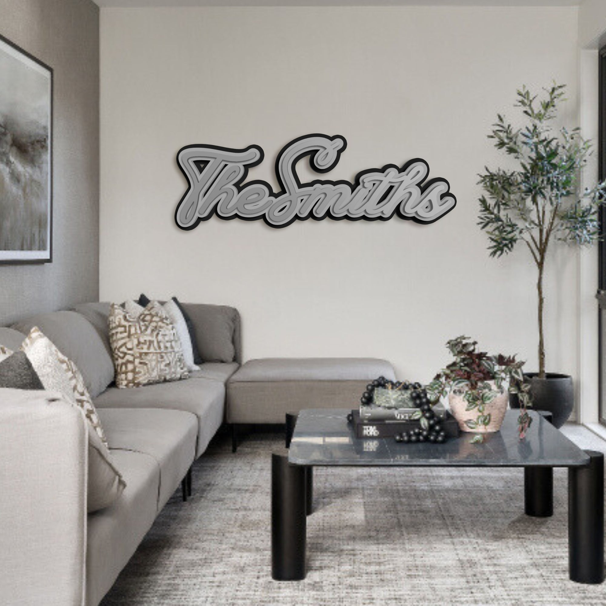 Custom Acrylic 3D Triple Layered Business Logo Sign, Personalised Mirror Script Room Name Plaque, Coffee, Retail, Spa Eyelash Office Signage