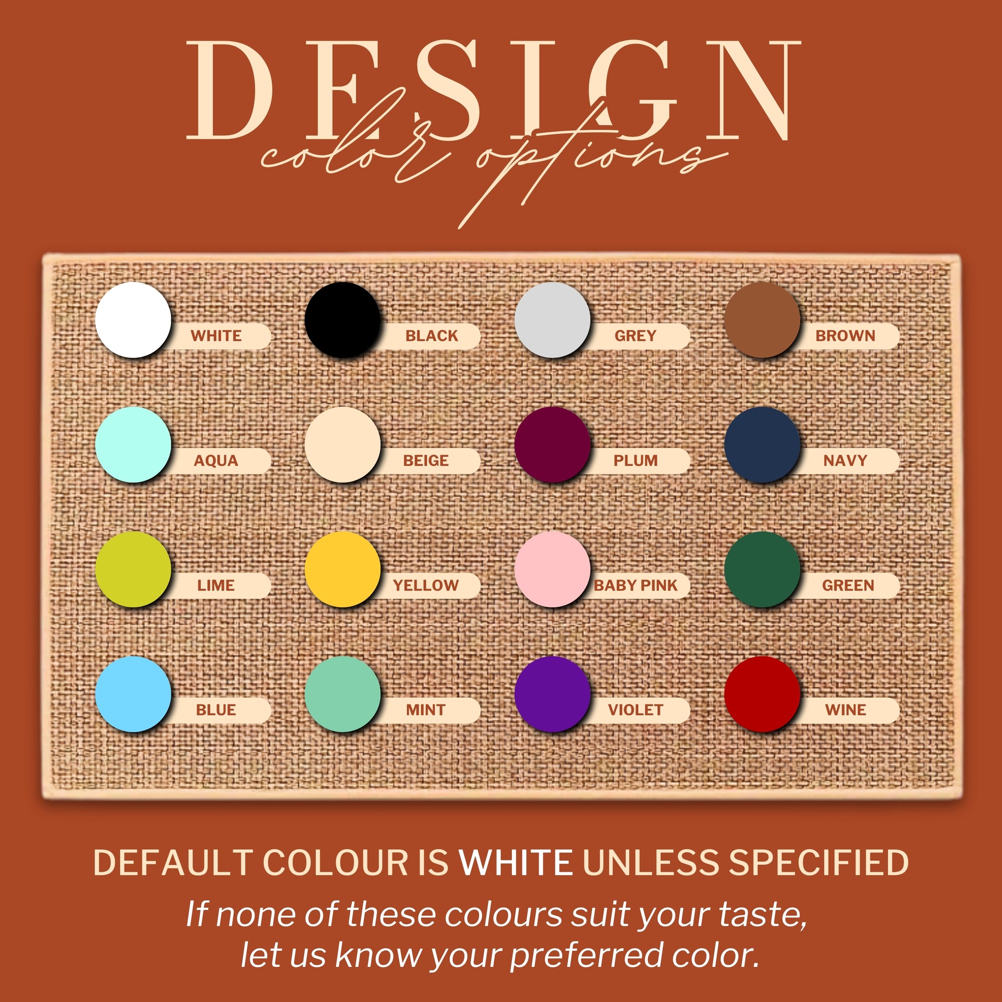 Personalised UV Printed Woven Indoor Door Mat – Anti-Slip &amp; Washable Floor Rug