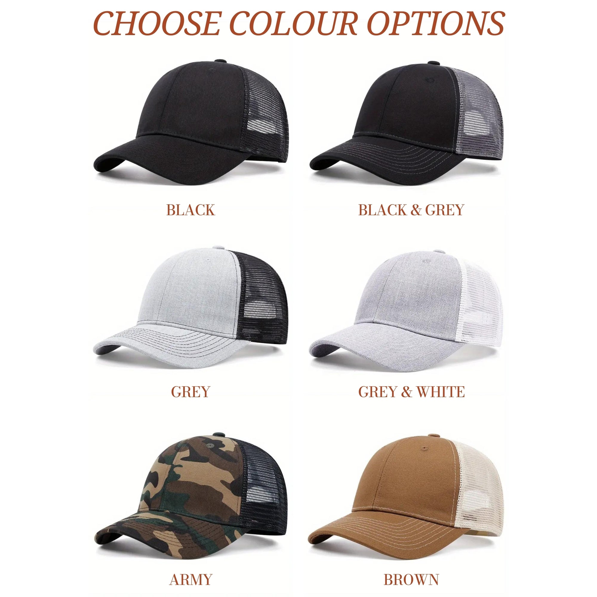 Custom Engraved Leatherette Patch Trucker Hat, Personalised Unisex Adjustable Cap, Sun Protection Sport Snapback Groomsman Dad Birthday Gift