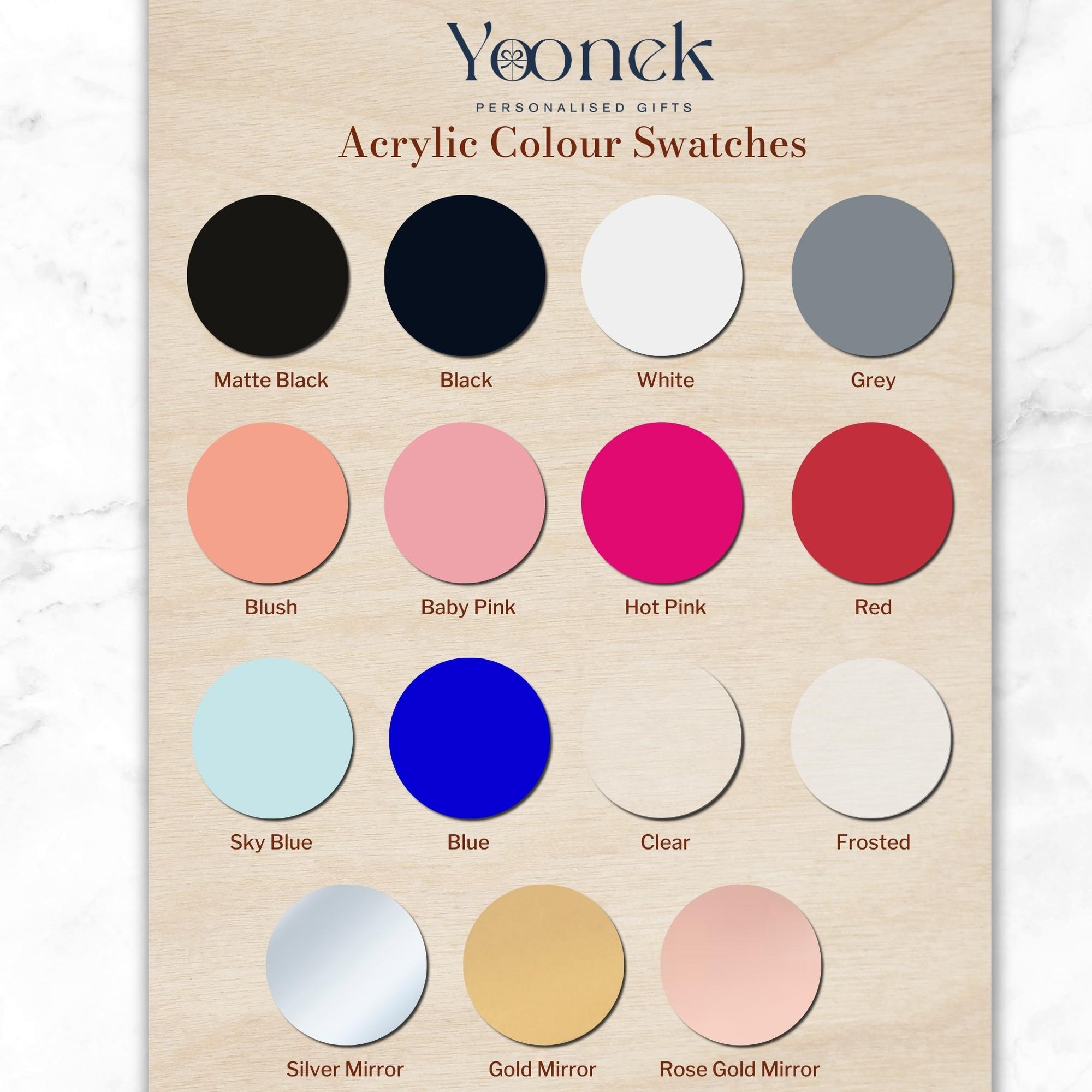 Acrylic 3D Double Layered Name/ Wedding Sign - 1 Row