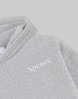 Custom Embroidered 520gsm Heavyweight Unisex Gray Hoodie with Pocket, Personalised Sweatshirt