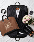 Custom Embroidered Carry Suit Bag, Personalised Travel Garment, Dress Zipper Storage, Business Vest Formal Clothing Organiser Groomsman Gift