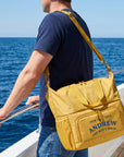 Custom Embroidered Insulated Picnic Cooler Bag & Shoulder Strap, Handles; Personalised Camping, Beach, Boating Trip Concert, Grocery Storage