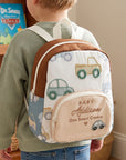 Custom Embroidered Kids Boy & Girl Backpack, Personalised Name Zipper Toddler Kindergarten School Bag, Baby Birthday Gift, Baptism Keepsake