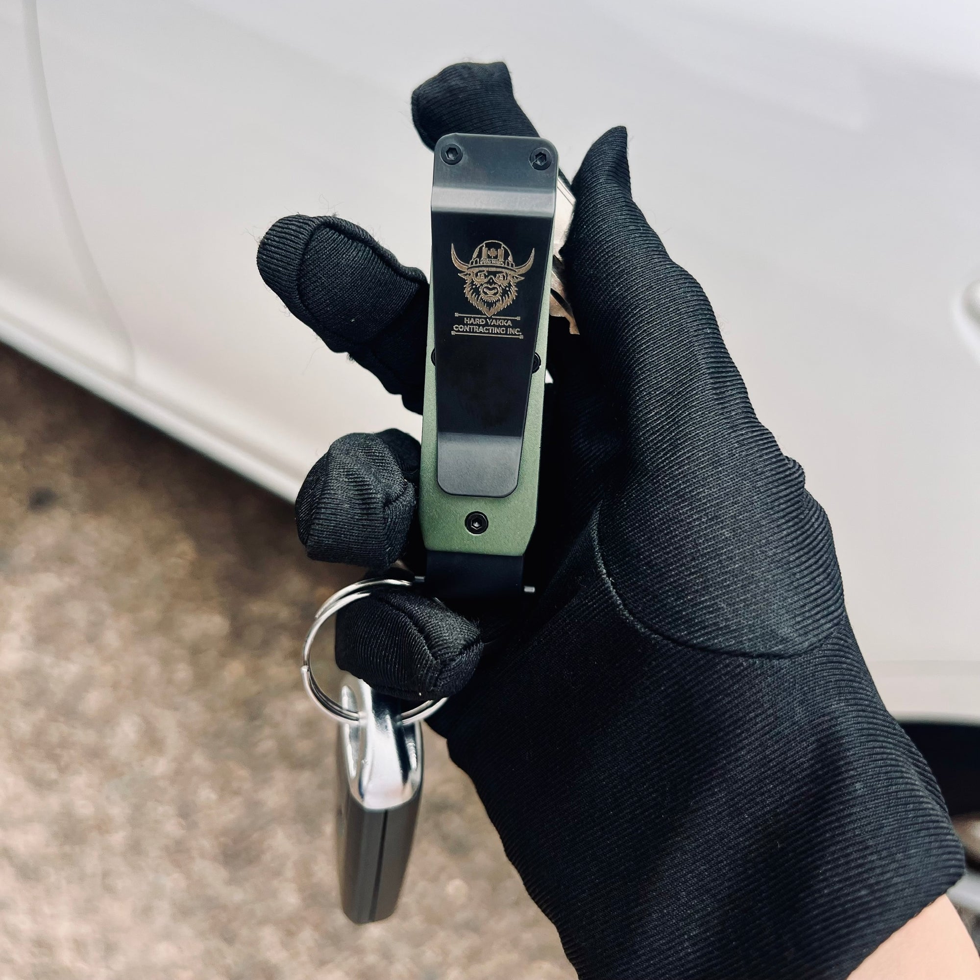 Custom Engraved Aluminium Key Holder , Personalised Silent Compact Metal Key Organiser, Scratch-Free Portable Keychain, Dad, Groomsman Gift