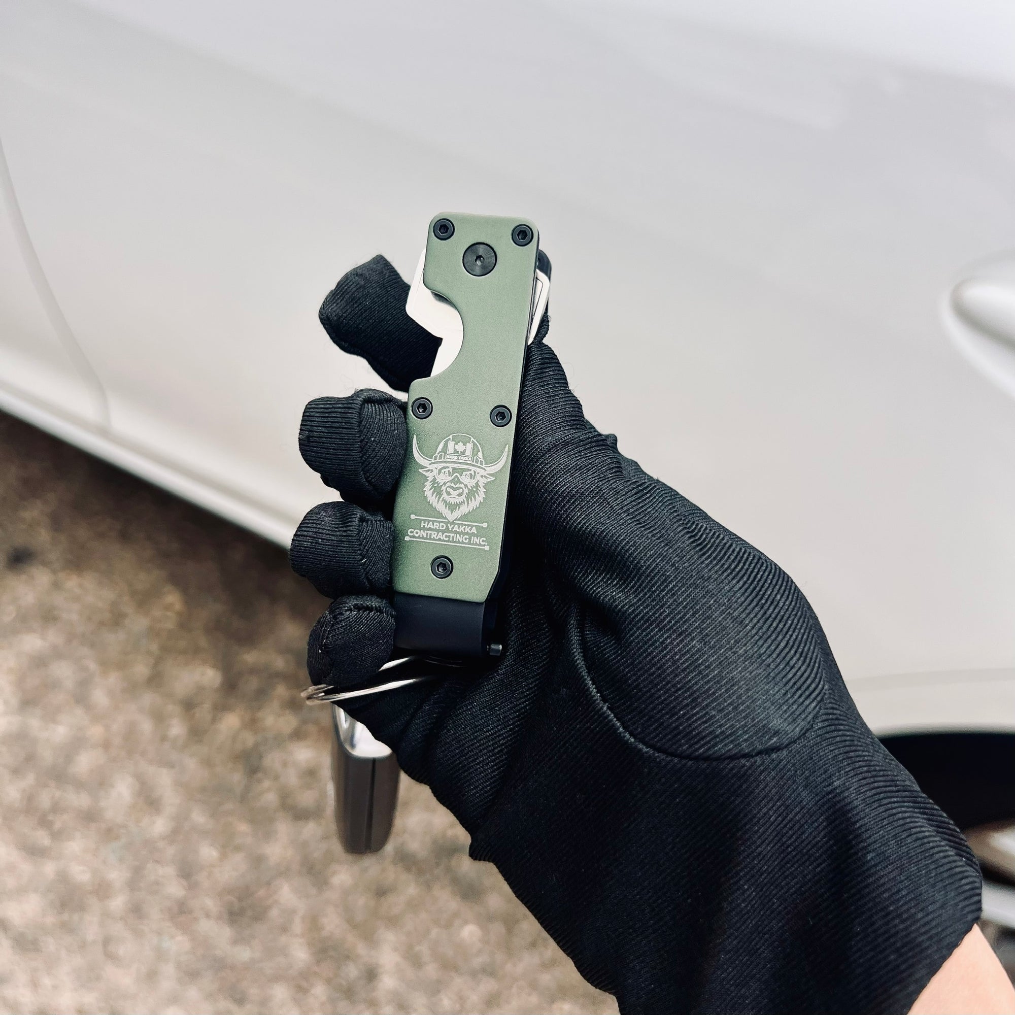 Custom Engraved Aluminium Key Holder , Personalised Silent Compact Metal Key Organiser, Scratch-Free Portable Keychain, Dad, Groomsman Gift