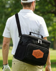 Custom Engraved Patch Insulated Golf Cooler Bag, Personalised Logo Beer Picnic Grocery Lunch Storage, Groomsman Dad Corporate Christmas Gift