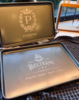 Custom Engraved Rectangle Black Steel Baking Tray, Personalised Non-Stick Carbon Steel Oven Pan, Kitchen, Home Chef, Baker Grandma Xmas Gift