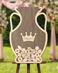 Custom Made Wedding Amphora Vase Drop Box, Personalised Guest Book Alternative, Birthday Sign-in Ancient 2 Handled Jar, Vessel Signature Box