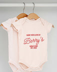 Custom Embroidered Baby Name Short Sleeve Bodysuit, Personalised Christening Keepsake, Birthday Shower, Pregnancy Announcement, New Mom Gift