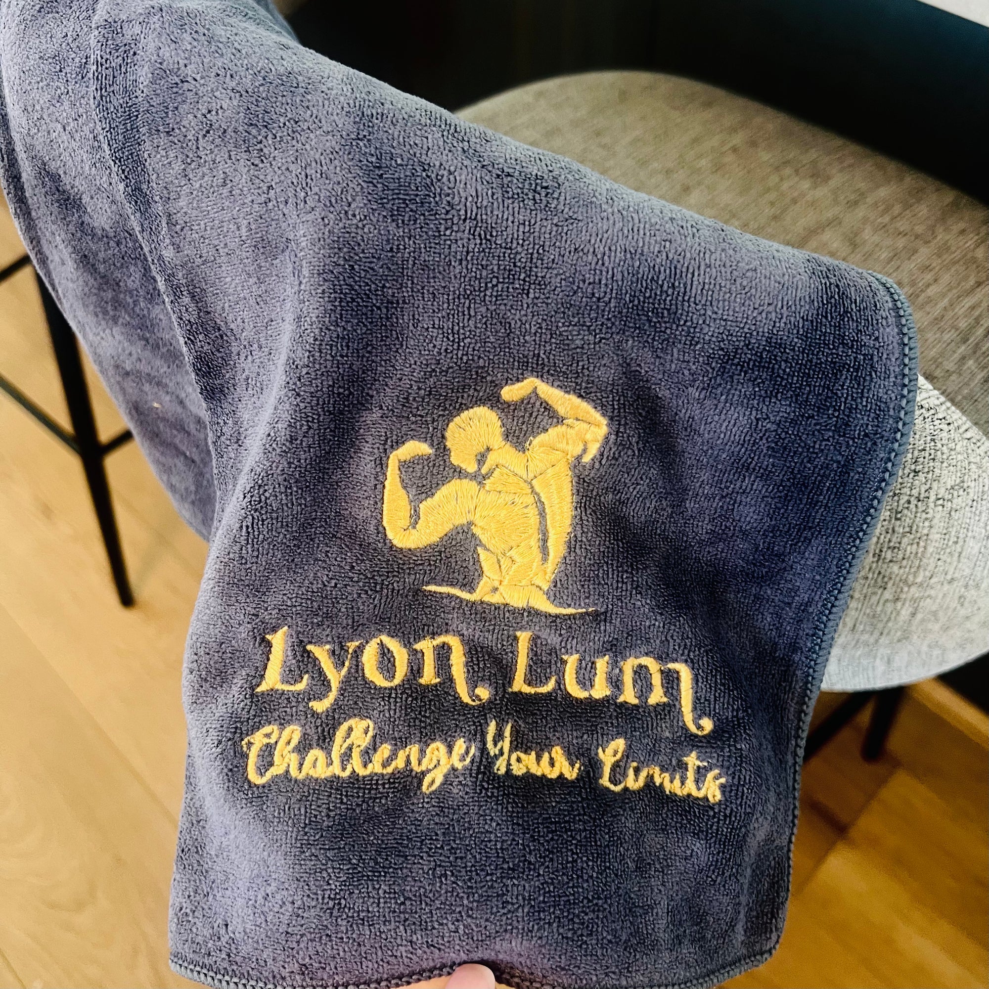 Personalised Embroidery Microfibre Quick Dry Gym Towel, Customised Name Logo Fitness, Yoga, Travel, Sport, Workout, Birthday, Corporate Gift