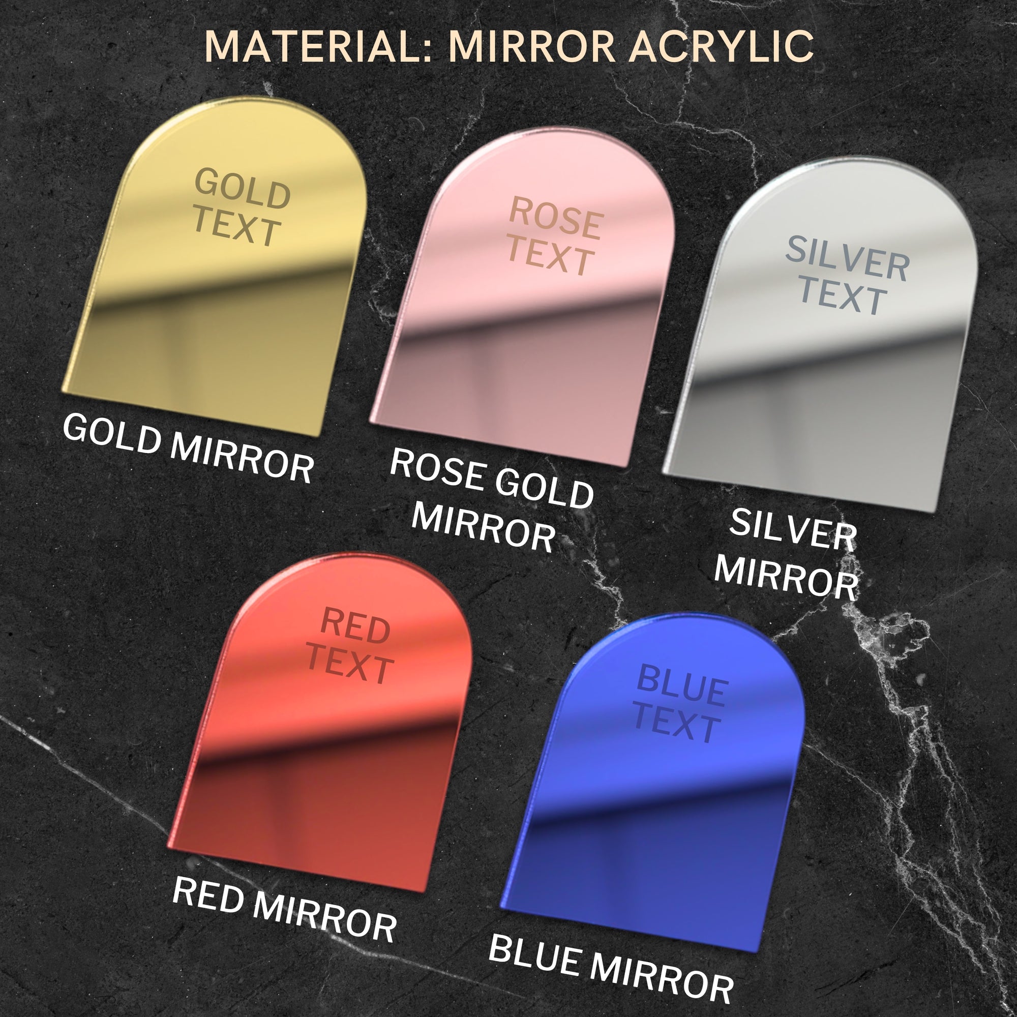 Mirror Acrylic Swatch
