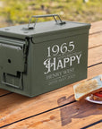 Personalised Ammo Can Box, Custom Engraved Military Garage Storage, Etched Logo Army Canister, Ammunition Holder Groomsman Dad Keepsake Gift