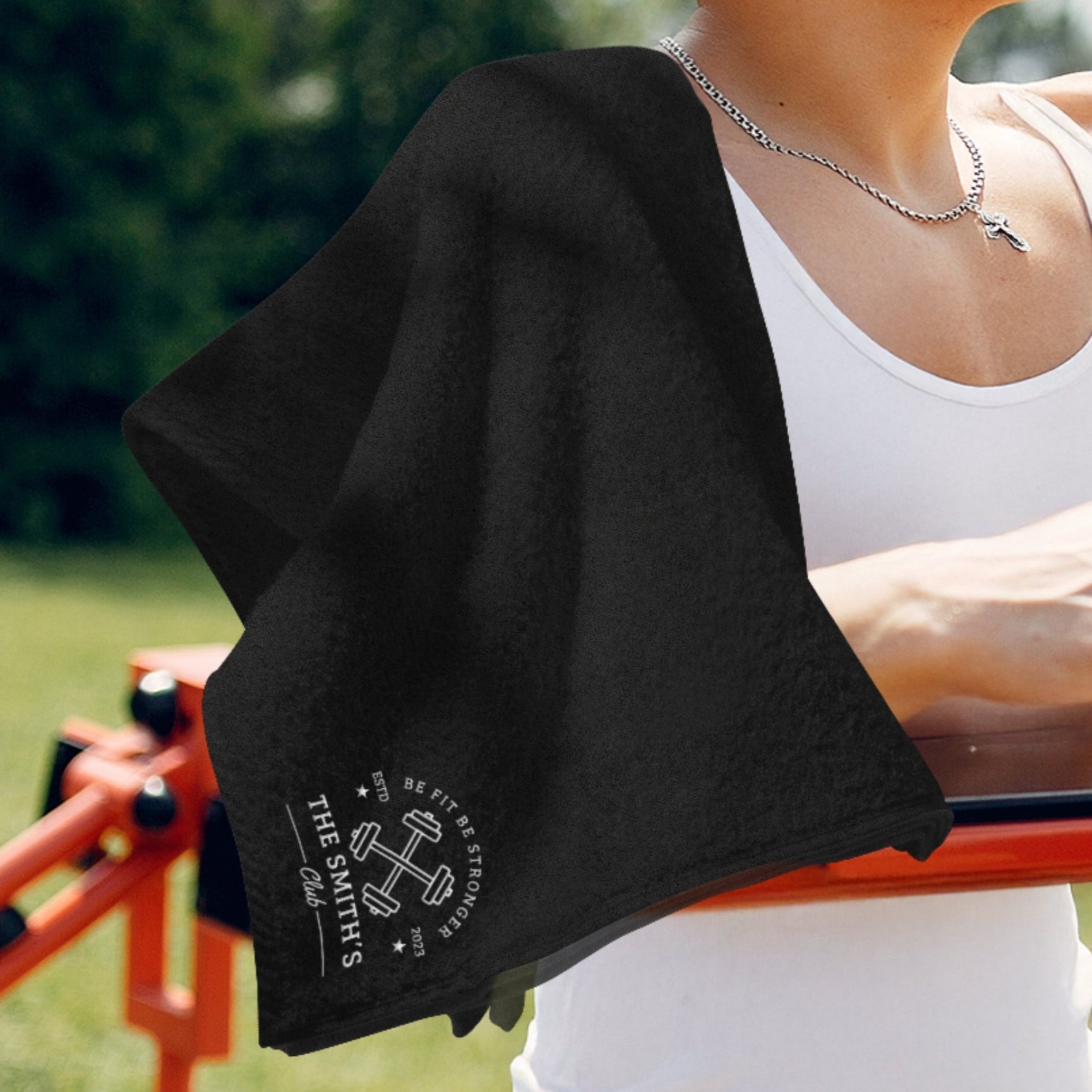 Personalised Embroidery Microfibre Quick Dry Gym Towel, Customised Name Logo Fitness, Yoga, Travel, Sport, Workout, Birthday, Corporate Gift