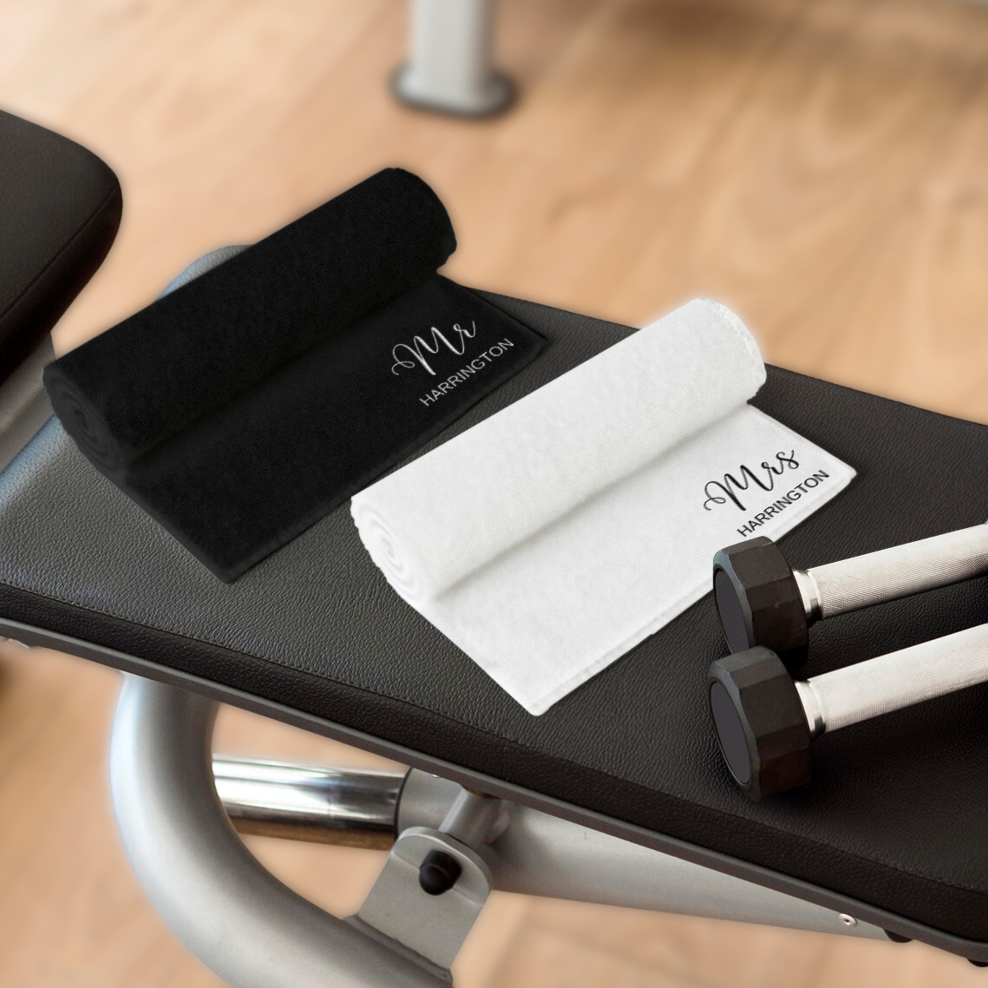 Personalised Embroidery Microfibre Quick Dry Gym Towel, Customised Name Logo Fitness, Yoga, Travel, Sport, Workout, Birthday, Corporate Gift