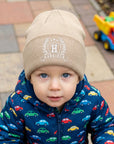 Personalised Embroidery Baby Knitted Beanie, Custom Name Newborn Toddler Winter Hat, Kid Infant Cap, First Birthday Shower, Christening Gift