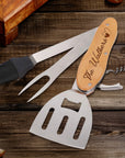 Personalised 5 in 1 Foldable BBQ Tool, Custom Engraved Logo Barbecue Spatula & Multi Grill Tools, Dad, Housewarming Groomsman Corporate Gift