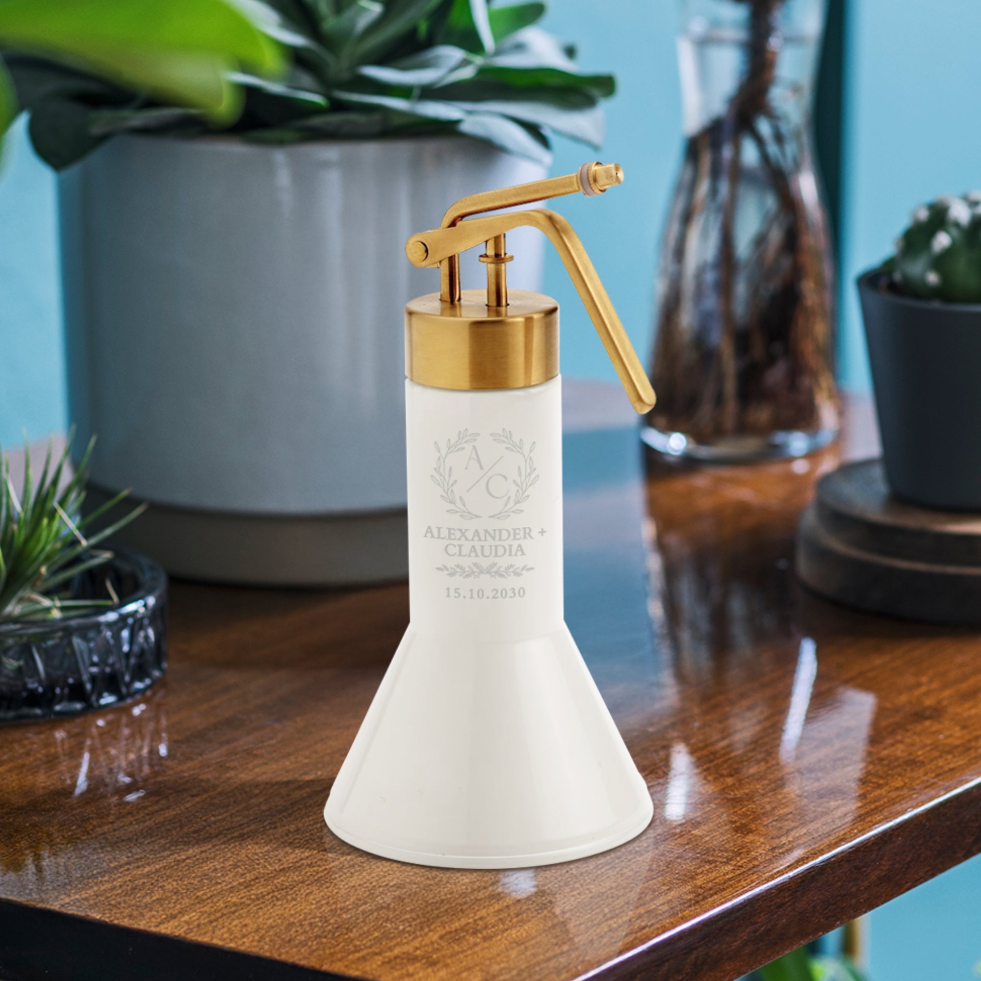 Personalised Plant Mister, Custom Engraved Flower/ Garden Sprayer, Teacher, Anniversary, Housewarming, Wedding, Birthday, Mom, Dad Xmas Gift