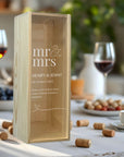Personalised Wooden & Acrylic Lid Wine Cork Collection Storage/ Engraved Wine Bottle Holder Box, Custom Logo Wedding, Housewarming, Birthday, Retirement, Corporate Gifts