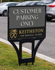 Real Estate Lawn Spike Sign & Custom Print Corflute Insert Board, Direction Open Home, Property Inspection Agent, Business Advertise Signage