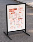 T-Frame Sign & Custom Print Corflute Insert, Poster Footpath Sign, Real Estate, Outdoor Sidewalk Advertising Board, Cafe, Business Signage