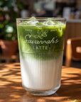 Engraved glass tumbler made in the Netherlands, coffee lover gift