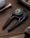 Personalised 3-in-1 golf divot tool with magnetic ball marker and bottle opener custom engraved