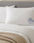 Personalised cotton pillowcase with insert pillow set