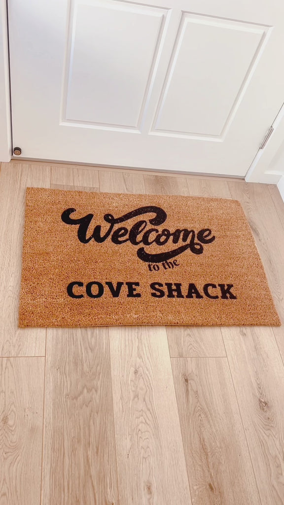 Personalised Coir Doormat, Customised UV Printed Coconut Fibre Front Entry Property Estate Logo Welcome Outdoor Indoor Mat Housewarming Gift