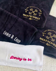 Personalised Embroidery Microfibre Quick Dry Gym Towel, Customised Name Logo Fitness, Yoga, Travel, Sport, Workout, Birthday, Corporate Gift