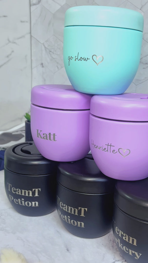 Personalised Stainless Steel Double Wall Food Pod, Insulated Kid Lunch Box, Custom Engraved Thermal Flask, Vacuum Container, Corporate Gift