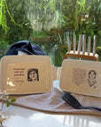 Custom Engraved Recipe & Photo Rectangle Porcelain Baking Dish