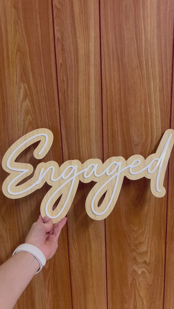 Custom Acrylic Mirror 3D Triple Layer Script Name Sign, Personalised Kid Nursery Wall Decor, First Birthday Shower, Baptism, Wedding Signage